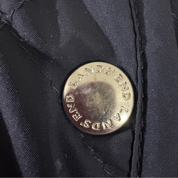 Lands’End Quilted Fleece Lined Reversible Girls/ Women’s Jacket Navy Pink Small - Picture 14 of 16